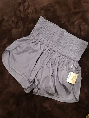 FPMovement The Way HomeHigh-Waist Elastic Waistband Women’s Shorts — Blue